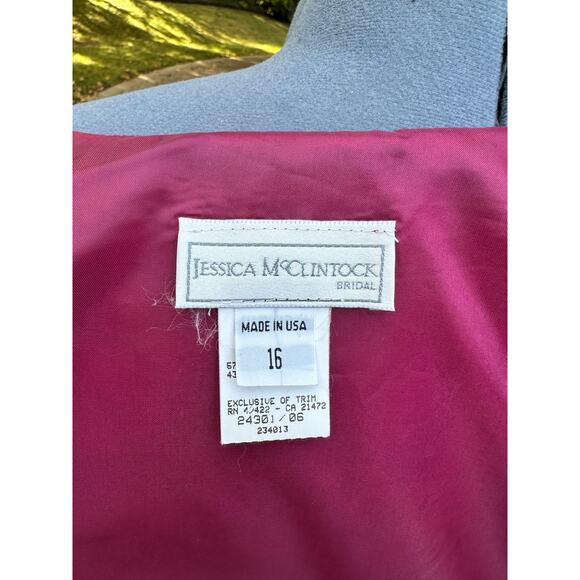 Vintage Jessica McClintock Bridal Wedding Victorian SteamPunk Cosplay Costume - Picture 8 of 11